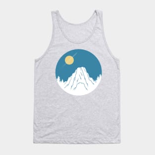 mountain blue sky Tank Top